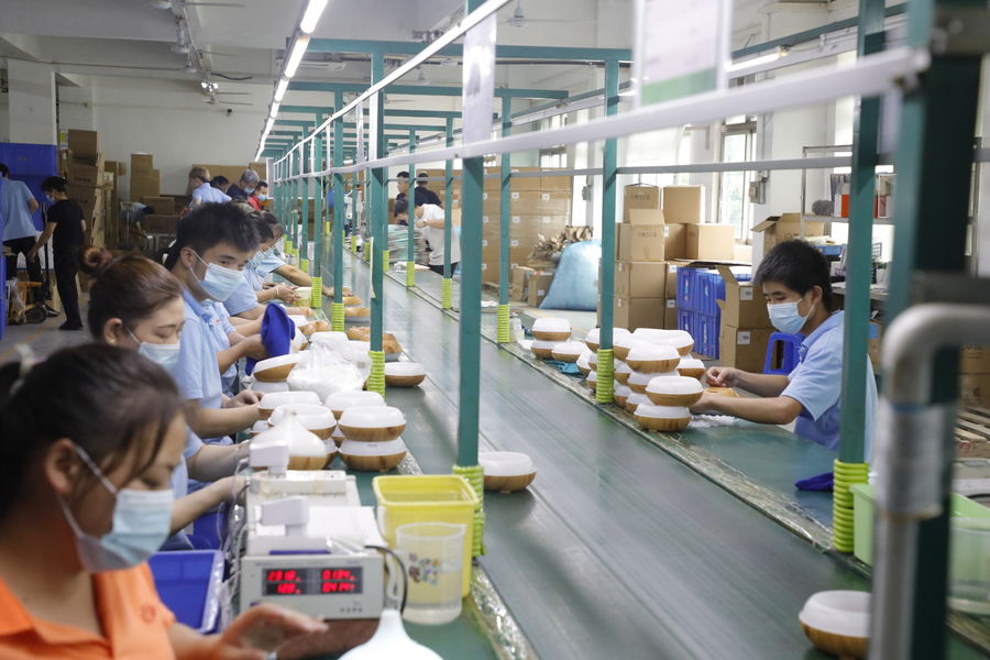 Shenzhen Dituo Electronic Co.,Ltd.  línea de producción del fabricante
