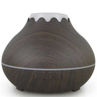 13W 400ml Cool Mist Wood Grain Diffuser Color Changing Led DITUO
